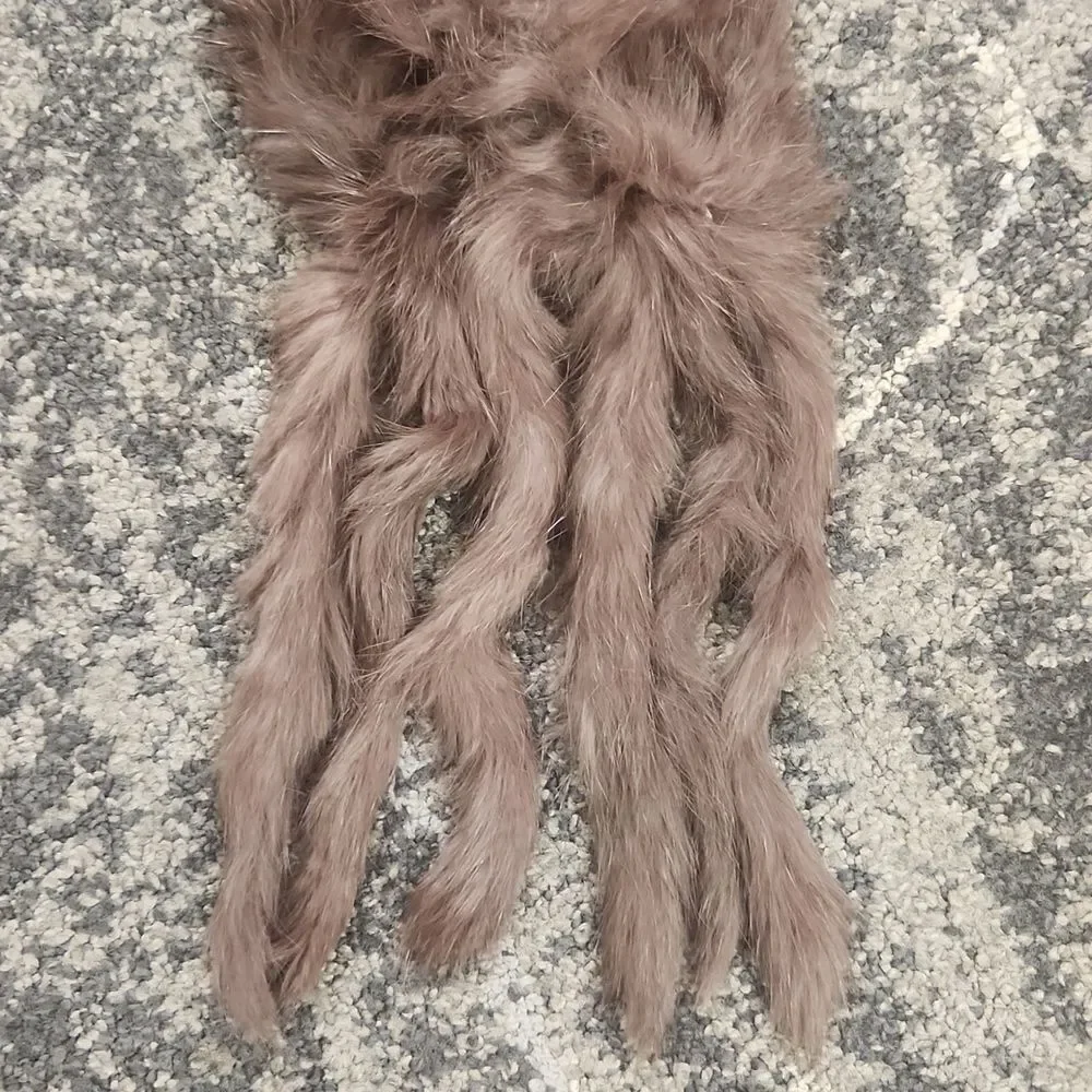 Platania Rabbit Fur Scarf